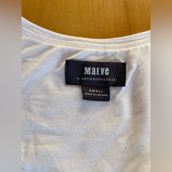 Maeve White Tank Dress with Black Stripe - Picture 7 of 8